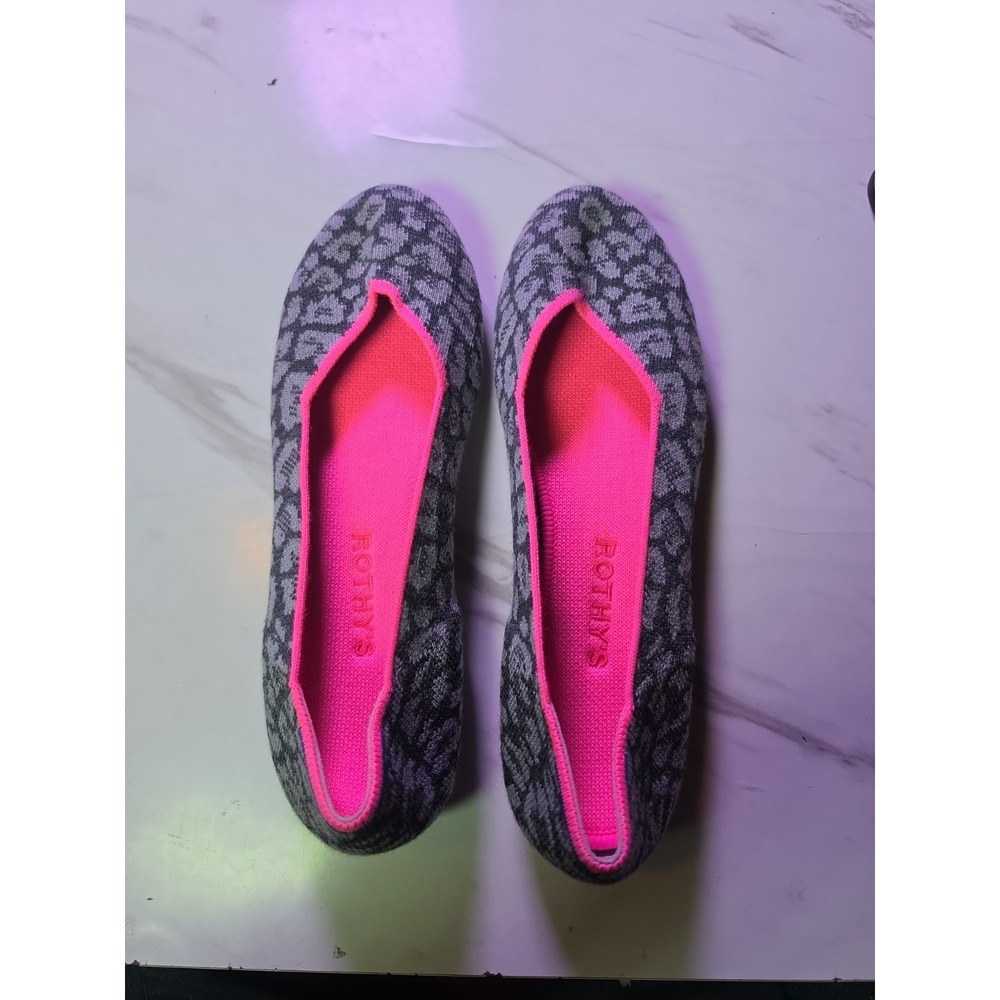 Rothy's Merino Wool Haze Spot Flats 8